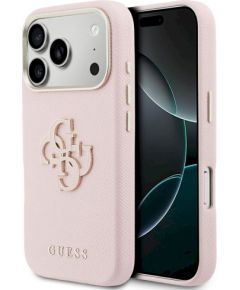 Case Guess FW Resin Logo Защитный чехол для iPhone 17 Pro / розовый Чехлы - альтернативные