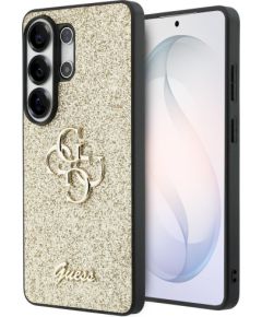 Case Guess Fixed Glitter Big 4G Metal Logo Защитный чехол для Samsung Galaxy S26 Ultra / золотой Чехлы - альтернативные