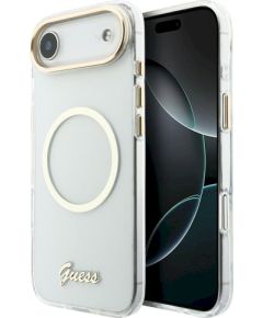 Case Guess IML Script Metal MagSafe Защитный чехол для iPhone 17 Air / прозрачный Чехлы - альтернативные