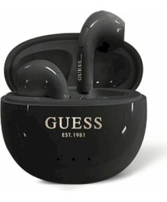 Guess Glossy Effect Egg Shape Printed Classic Logo Беспроводные наушники Наушники
