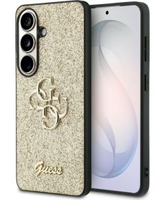 Case Guess Fixed Glitter Big 4G Metal Logo Защитный чехол для Samsung Galaxy S26 / золотой Чехлы - альтернативные