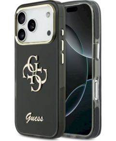 Guess IML 4G Script Metal Case Защитный чехол для iPhone 17 Pro Max / чёрный Чехлы - альтернативные