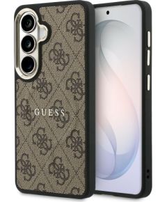 Guess 4G Embossed Ring MagSafe Case Защитный чехол для Samsung Galaxy S26 Plus / коричневый Чехлы - альтернативные