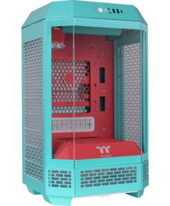 Thermaltake The Tower 250, tower case mint/berry, tempered glass Datoru korpusi
