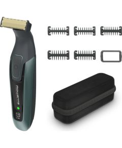 Rowenta Beard Trimmer TN6044E0 Cordless Number of length steps 6 Wet & Dry Black/Green Волосы, борода, триммеры для тела