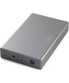 Digitus USB 3.0 hard disk enclosure, 3.5", SATA, 16TB, aluminum DA-71106-1 Korpusi ārējiem HDD, SSD