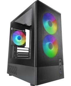 TACENS MARS MC-ONYX 3xARGB mATX- obudowa/cases Datoru korpusi