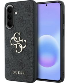 Guess Leather 4G Metal Logo Case Защитный чехол для Samsung Galaxy A37 5G / чёрный Чехлы - альтернативные
