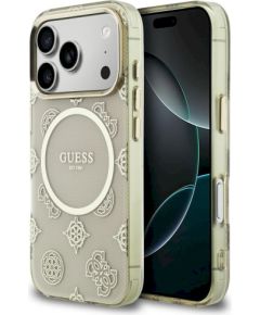 Guess IML Peony Dot MagSafe Case Защитный чехол для iPhone 17 Pro / бежевый Чехлы - альтернативные