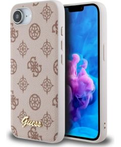 Case Guess Peony Script Logo MagSafe Защитный чехол для iPhone 16e / 17e / коричневый Чехлы - альтернативные