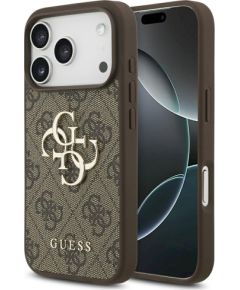 Guess 4G Big Logo Case Защитный чехол для iPhone 17 Pro / коричневый Чехлы - альтернативные
