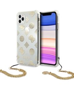 Guess GUHCN58KSPEGO Peony Chain Collection Защитный чехол для iPhone 11 Pro 5,8" / золотой Чехлы - альтернативные
