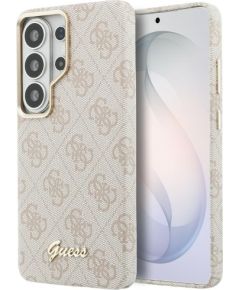 Guess 4G Script MagSafe Case Защитный чехол для Samsung Galaxy S26 Ultra / розовый Чехлы - альтернативные