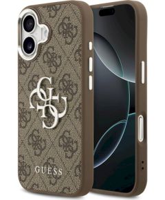 Guess 4G Big 4G Classic Logo Case Защитный чехол для iPhone 17 / коричневый/серебристый Чехлы - альтернативные