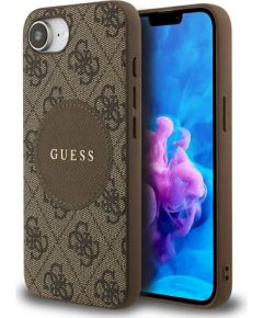 Guess 4G Circle Classic Logo MagSafe Case Защитный чехол для iPhone 16e / 17e / коричневый Чехлы - альтернативные