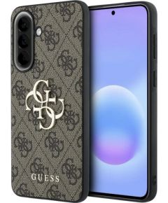 Guess Leather 4G Metal Logo Case Защитный чехол для Samsung Galaxy A37 5G / коричневый Чехлы - альтернативные