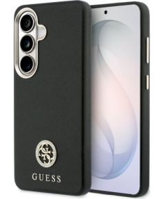 Guess Rhinestone Round Logo MagSafe Защитный чехол для Samsung Galaxy S26 / чёрный Чехлы - альтернативные