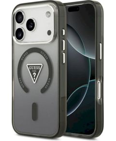 Case Guess IML Gradient Triangle Logo MagSafe Защитный чехол для iPhone 17 Pro / чёрный Чехлы - альтернативные