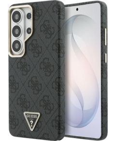 Case Guess 4G Triangle Logo MagSafe Защитный чехол для Samsung Galaxy S26 Ultra / чёрный Чехлы - альтернативные