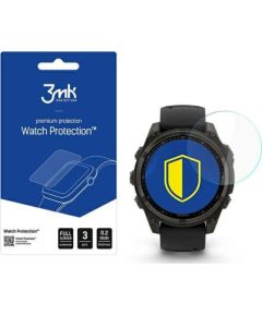 3MK FlexibleGlass Watch Solar/Sapphire 47mm Hybrid Glass Aizsargstikls priekš Viedpulksteņi Garmin Fenix 8 Aizsargstikli planšetdatoriem
