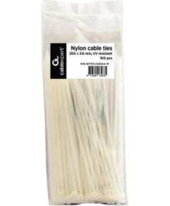 CABLE ACC TIES NYLON 100PCS/NYTFR-250X3.6-W GEMBIRD Сетевые кабели