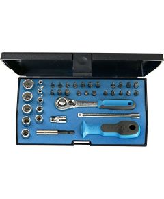 Gedore D-20 KMU-20 bit set/wrench set 1/4", 37-piece. - 1822373 Jaunumi -Dārzam