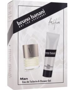 Bruno Banani Zestaw Bruno Banani Man woda toaletowa spray 30ml + żel pod prysznic 50ml Духи и косметика
