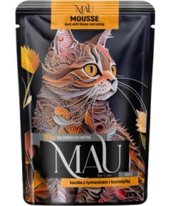 Dolina Noteci MAU Mousse Duck with thyme and catnip - wet cat food - 85g Консервы кошек