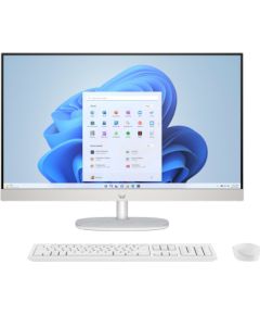 HP 27-cr0224nw Intel® Core™ i5 i5-1335U 68.6 cm (27") 1920 × 1080 px All-in-One PC 16 GB DDR4-SDRAM 512 GB SSD Free DOS Wi-Fi 6 (802.11ax) White All In One Datori (AIO)