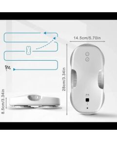 Logu mazgāšanas robots Xiaomi Hutt DDC55 PRO white Очистители окон
