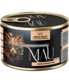 Dolina Noteci MAU Pate and Fillet Sterilised Duck with cranberries and lemon balm - wet cat food - 185g Консервы кошек