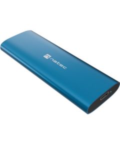 NATEC RHINO M.2 NVME LITE EXTERNAL SSD ENCLOSURE USB-C 3.2 GEN 2 HORIZON BLUE Korpusi ārējiem HDD, SSD