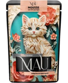 Dolina Noteci MAU Mousse Junior Veal with asparagus - wet cat food - 85g Консервы кошек
