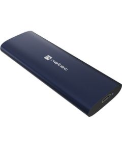 NATEC RHINO M.2 NVME LITE EXTERNAL SSD ENCLOSURE USB-C 3.2 GEN 2 STEEL NAVY Korpusi ārējiem HDD, SSD