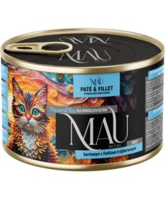 Dolina Noteci MAU Pate and Fillet Crimson with pansy - wet cat food - 185g Консервы кошек