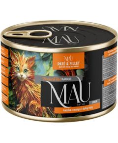 Dolina Noteci MAU Pate and Fillet Junior Duck with mango and rosehip - wet cat food - 185g Консервы кошек