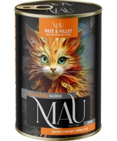 Dolina Noteci MAU Pate and Fillet Junior Duck with mango and rosehip - wet cat food - 400g Консервы кошек