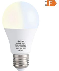 SHELLY Duo Bulb Gen3 E27 LED Bulb Viedās lampas un spuldzes