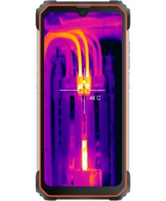 Blackview Rugged BL8800 Dual 5G Pro 6.58" FHD+IPS 1080x2408 8GB/128GB, MT6833V Octa-core 2.2GHz, 16MP Front/5MP+50MP Back Camera FLIR thermal camera Battery 8380mAh Type-C Android 11 Fingerprint Dual SIM NFC NO Charger MIL-STD-810H Orange Mobilie telefoni