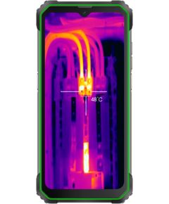 Blackview Rugged BL8800 Dual 5G Pro 6.58" FHD+IPS 1080x2408 8GB/128GB, MT6833V Octa-core 2.2GHz, 16MP Front/5MP+50MP Back Camera FLIR thermal camera Battery 8380mAh Type-C Android 11 Fingerprint Dual SIM NFC NO Charger MIL-STD-810H Green Mobilie telefoni