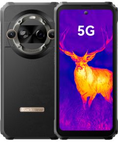 Blackview BL9000 Pro 5G 6.78" Corning 7t FHD+IPS 1080x2460 120Hz, 12GB/512GB, MT6891Z Octa-core 2.6GHz, 50MP Front/13MP+50MP Back Camera, Battery 8800mAh NO Charger, Type-C, NFC, FLIR Thermal imaging, Android 14, Dual SIM, SD card slot, Phantom Black Mobilie telefoni