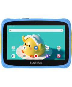 Blackview Tab 3 Kids, Blue, 7-inch HD 1024x600, 7731E Quad-core 1.3GHz, Front 0.3MP; Rear 2MP Camera, 2GB/32GB, 3280mAh battery, NO Charging Doke 3.0 Go (Android 13), WiFi version, 802.11 b/g/n(2.4GHz), Blue Planšetdatori