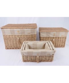 Basket WILLI STRIPE 43x30xH18cm Jaunumi, mēbeles, māja