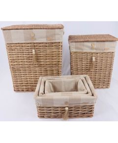 Basket WILLI STRIPE 34x25xH15cm Jaunumi, mēbeles, māja