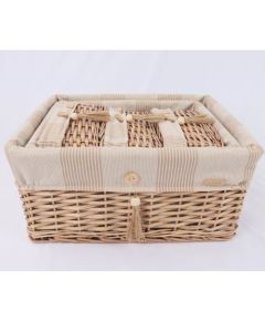 Basket WILLI STRIPE 26x18xH12cm Jaunumi, mēbeles, māja