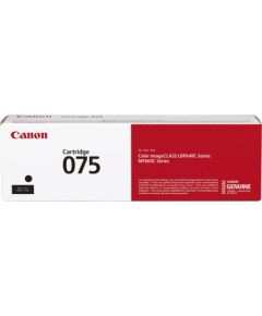 Canon CRG 075 BK (6365C002) Toner Cartridge, Black Lāzerprinteru izejmateriāli