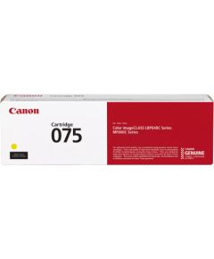 Canon CRG 075 Y (6362C002) Toner Cartridge, Yellow Тонеры для принтеров