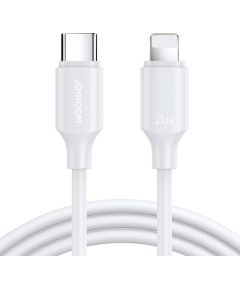 Cable Lightning Type-C 20W 1m Joyroom S-CL020A9 (white) Data USB kabeļi