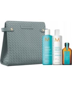 Moroccanoil Set Moroccanoil: Hydration, Paraben-Free, Hair Conditioner, Moisture And Shine, 250 ml + Hydration, Paraben-Free, Hair Shampoo, Moisture And Shine, 250 ml + Moroccanoil, Hair Oil Treatment, Revitalizing & Fortifying, 50 ml For Women Smaržas - NESAKĀRTOTS
