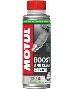 MOTUL BOOST AND CLEAN MOTO 200ml Degvielas sistēmas tīrītājs MOTO Motoķīmija un smērvielas